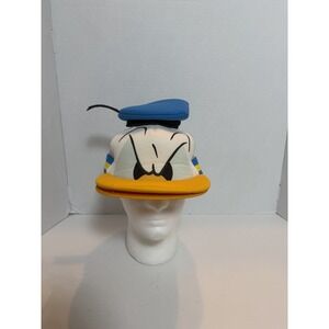Disney Parks Exclusive Donald Duck Face Mesh Foam Baseball Cap Hat Adult